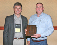 Darrh Bullock receives Continuing Service Award