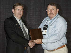 Mike Tess receives the Continuing Service Award