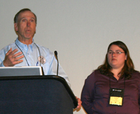 Daniel Drake (left) and Kristina Weber, University of California-Davis