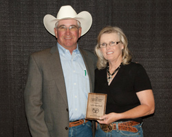 2011 Frank Baker Memorial Scholarship Award Megan Rolf and Brian Brigham