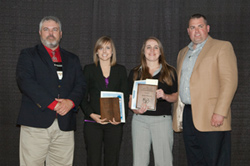 2011 Roy A. Wallace Scholarship Award  Cassandra Kniebel and Jessica Bussard